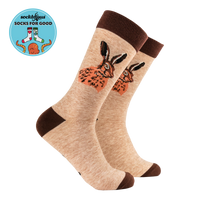 Hare Socks - Portrait of a Leveret