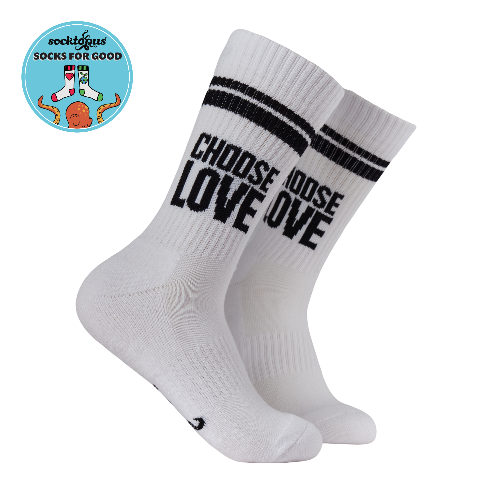 Choose Love Athletic Socks
