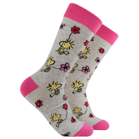 Woodstock Flowers Socks - Peanuts