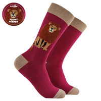 Fluffy Lion Socks - The Mane Attraction