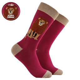 Fluffy Lion Socks - The Mane Attraction