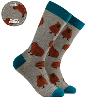 Fluffy Capybara Socks