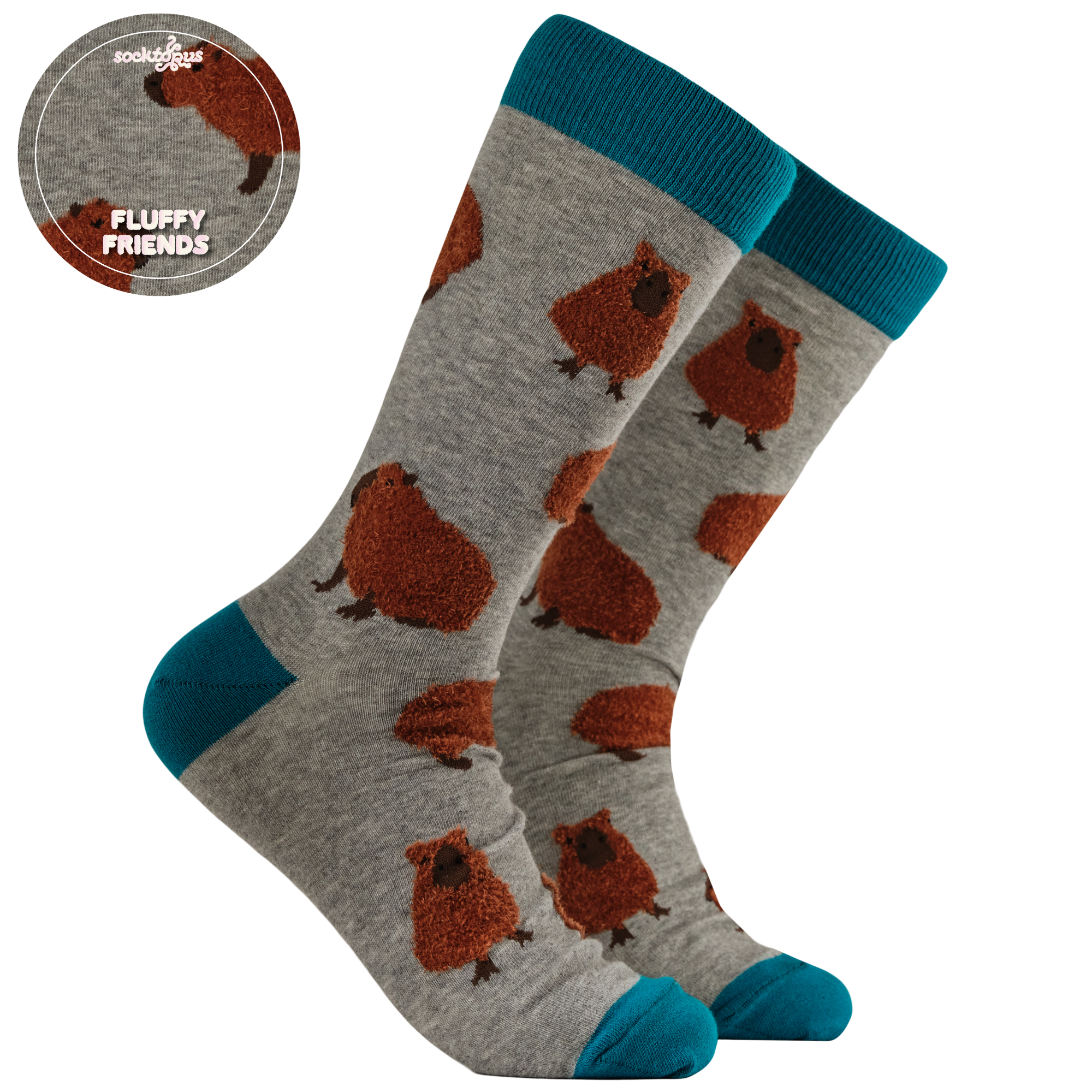 Fluffy Capybara Socks