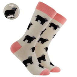 Fluffy Coo Socks - SMALL CREAM