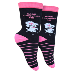 Rage Consumes Me Socks - Small