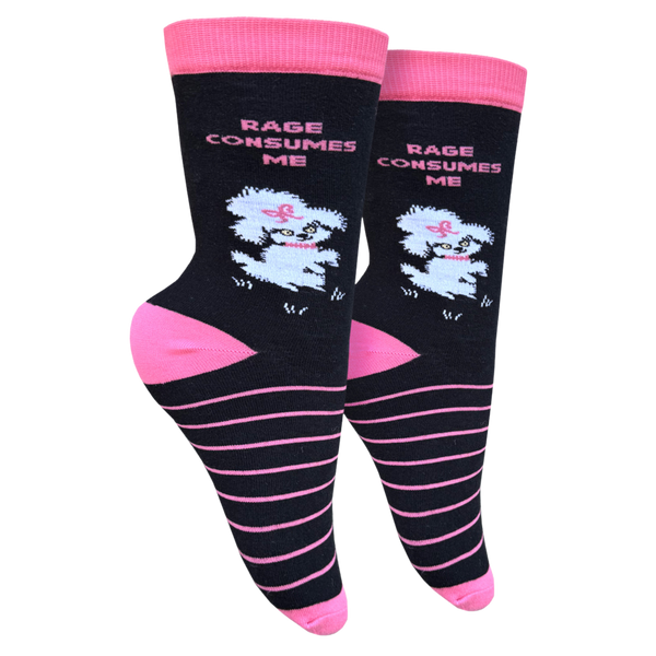 Rage Consumes Me Socks - Small