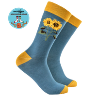 Sunflowers Bamboo Socks