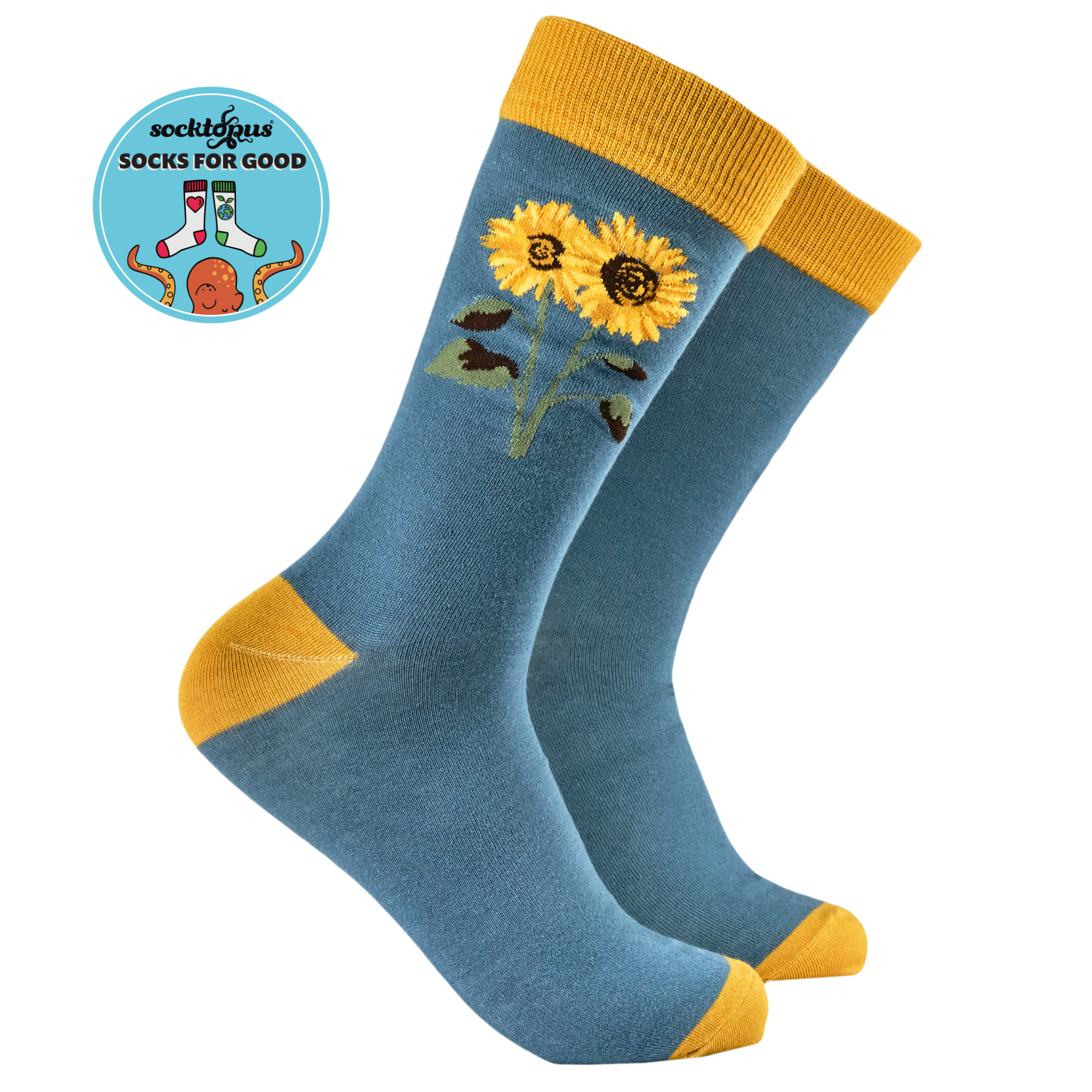 Sunflowers Bamboo Socks