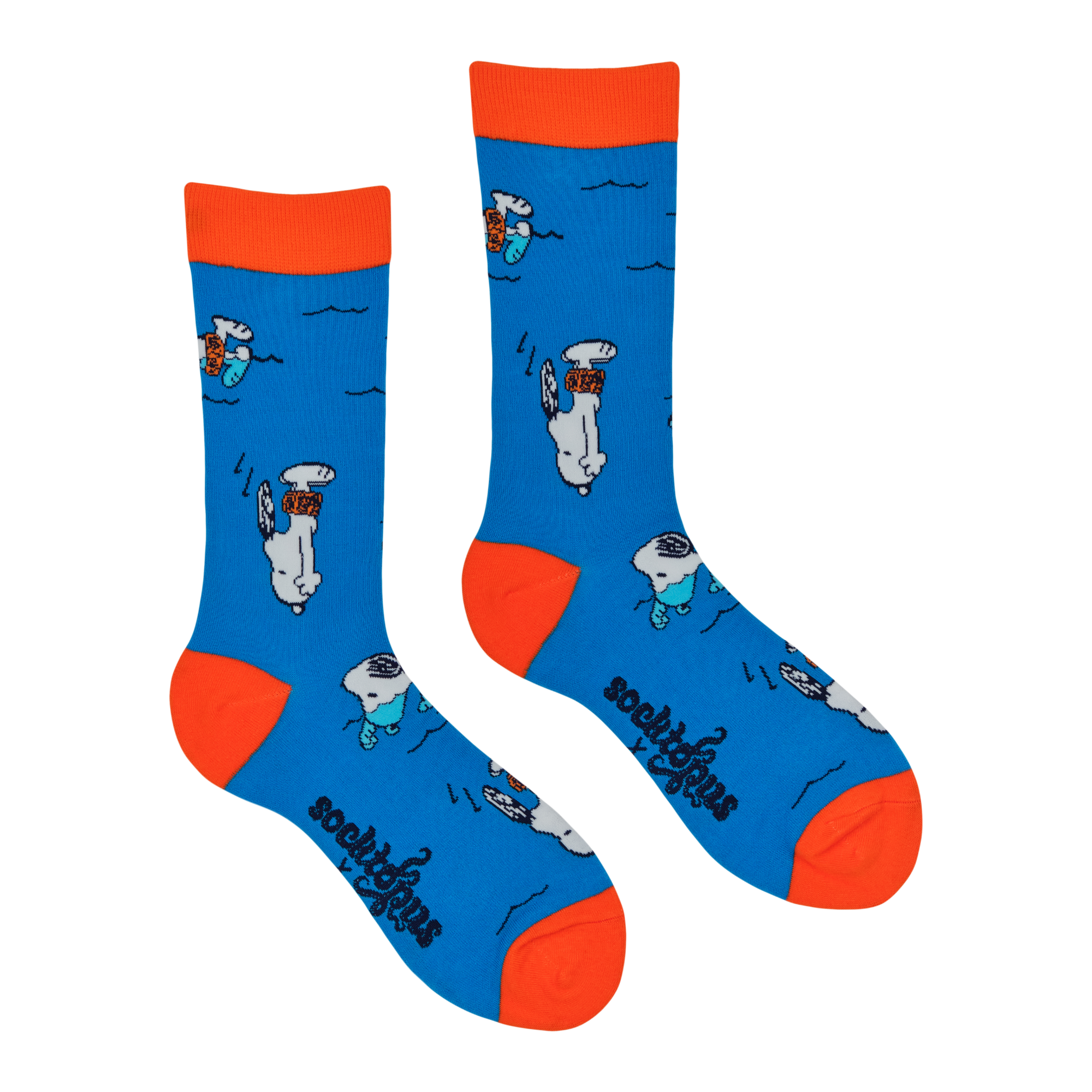 Swimming Snoopy Socks - Peanuts