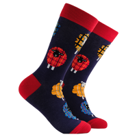 Tartan Sheep Socks