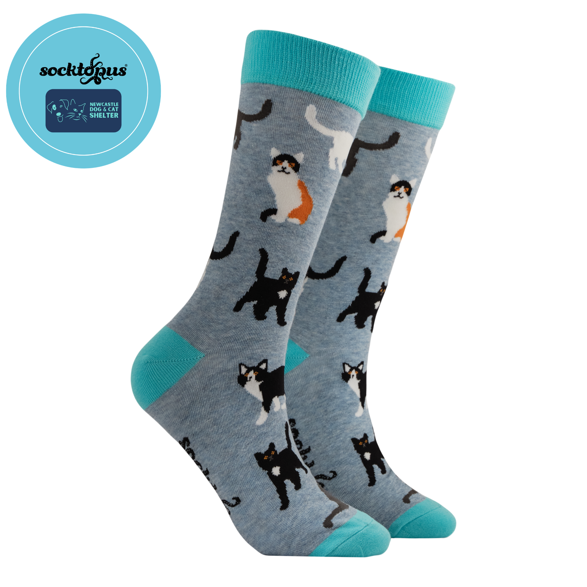 Cats Socks - Newcastle Dog & Cat Shelter