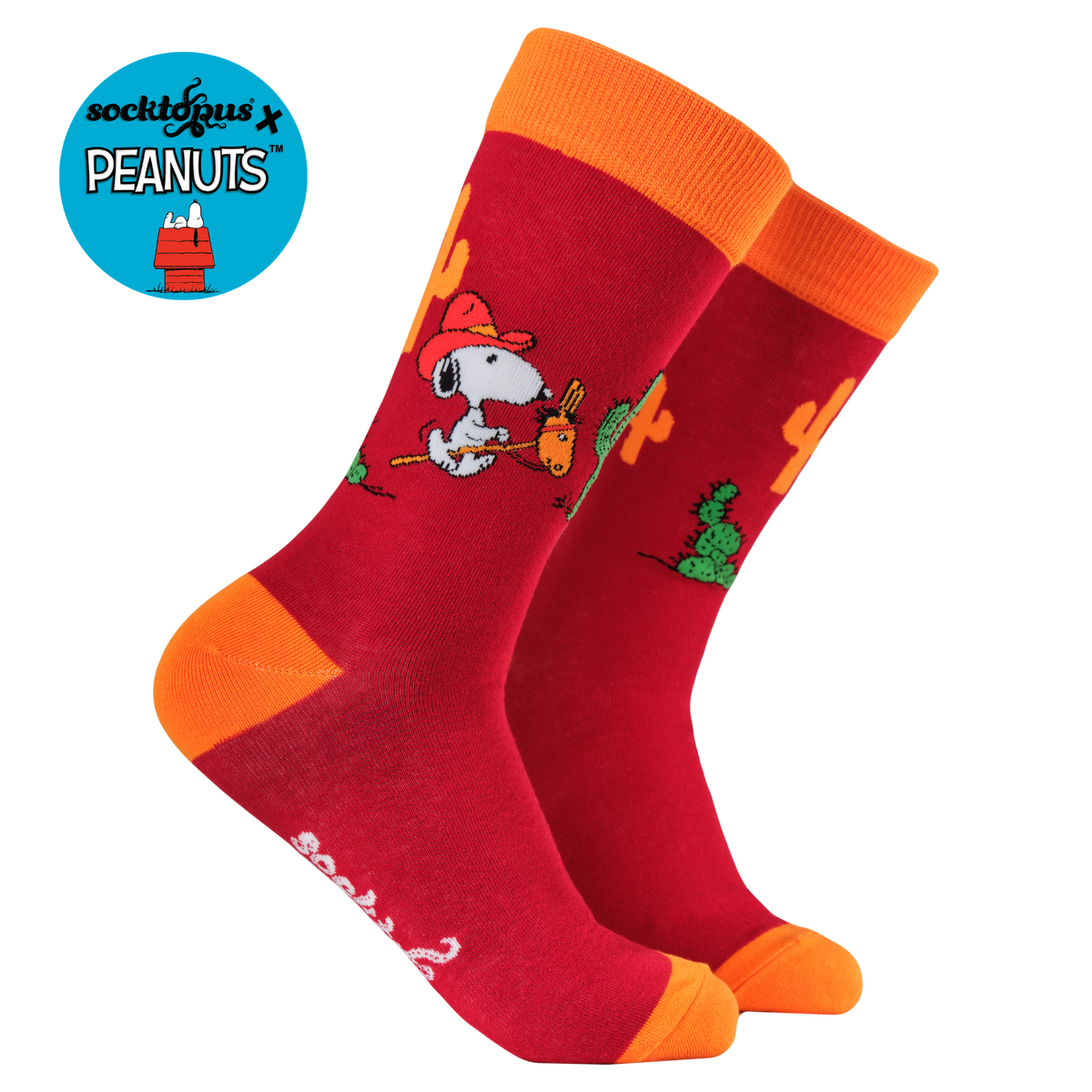 Snoopy Howdy Cowboy Socks - Peanuts