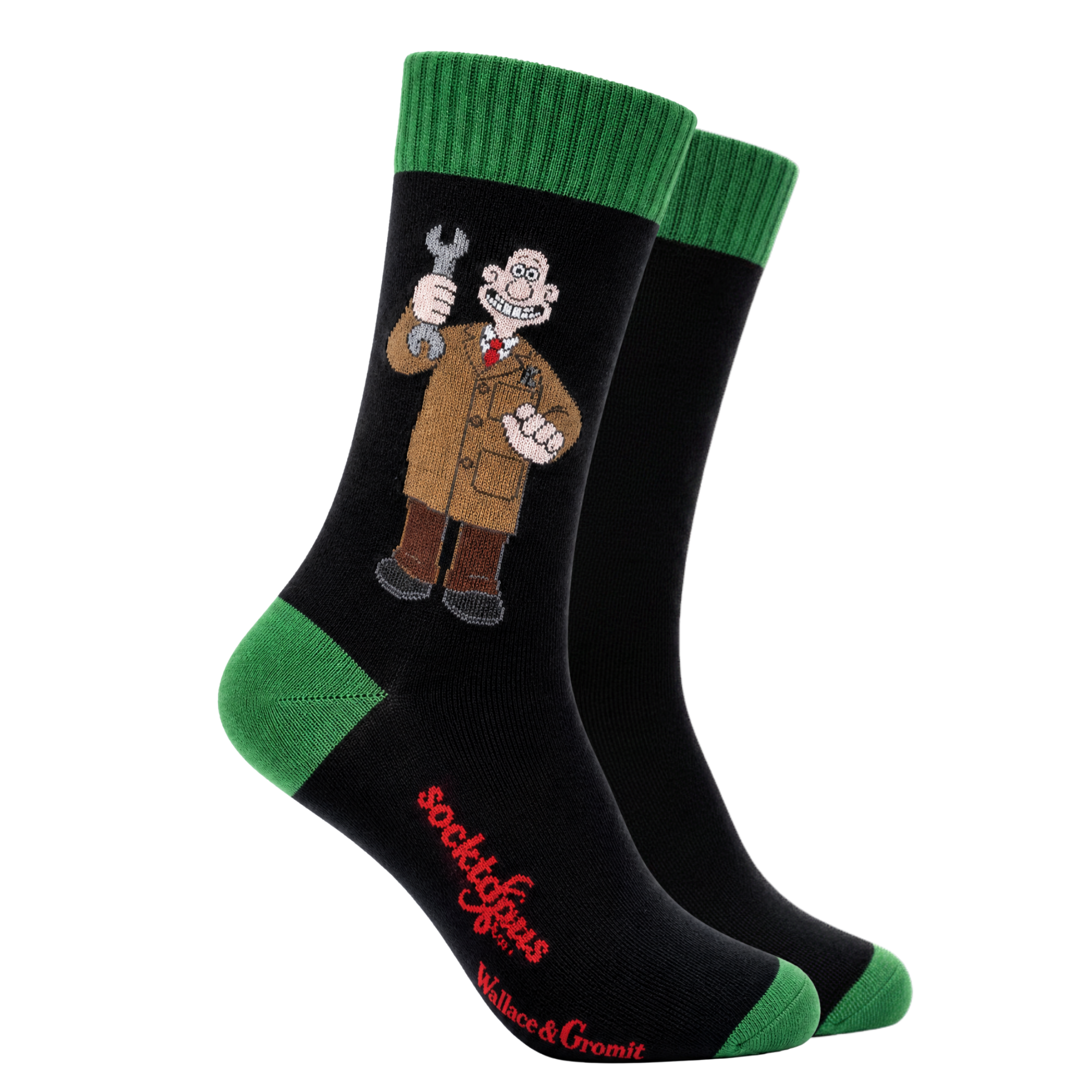 Everyday Genius Socks - Wallace and Gromit