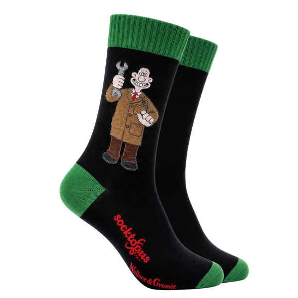 Everyday Genius Socks - Wallace and Gromit