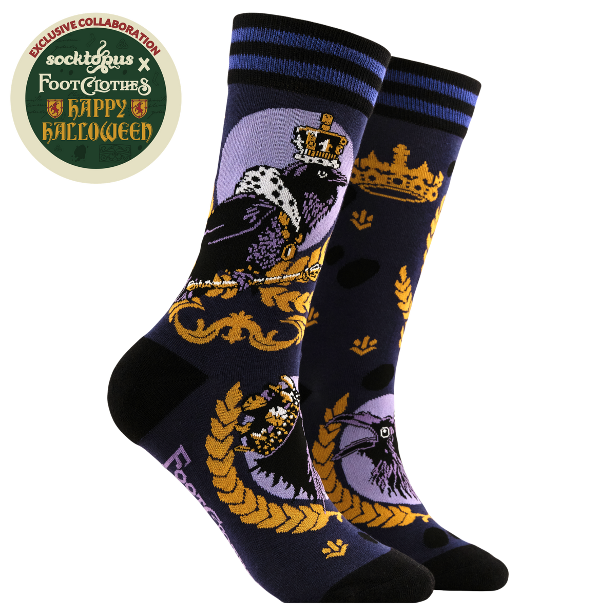 Royal Ravens Socks - Socktopus x Footclothes