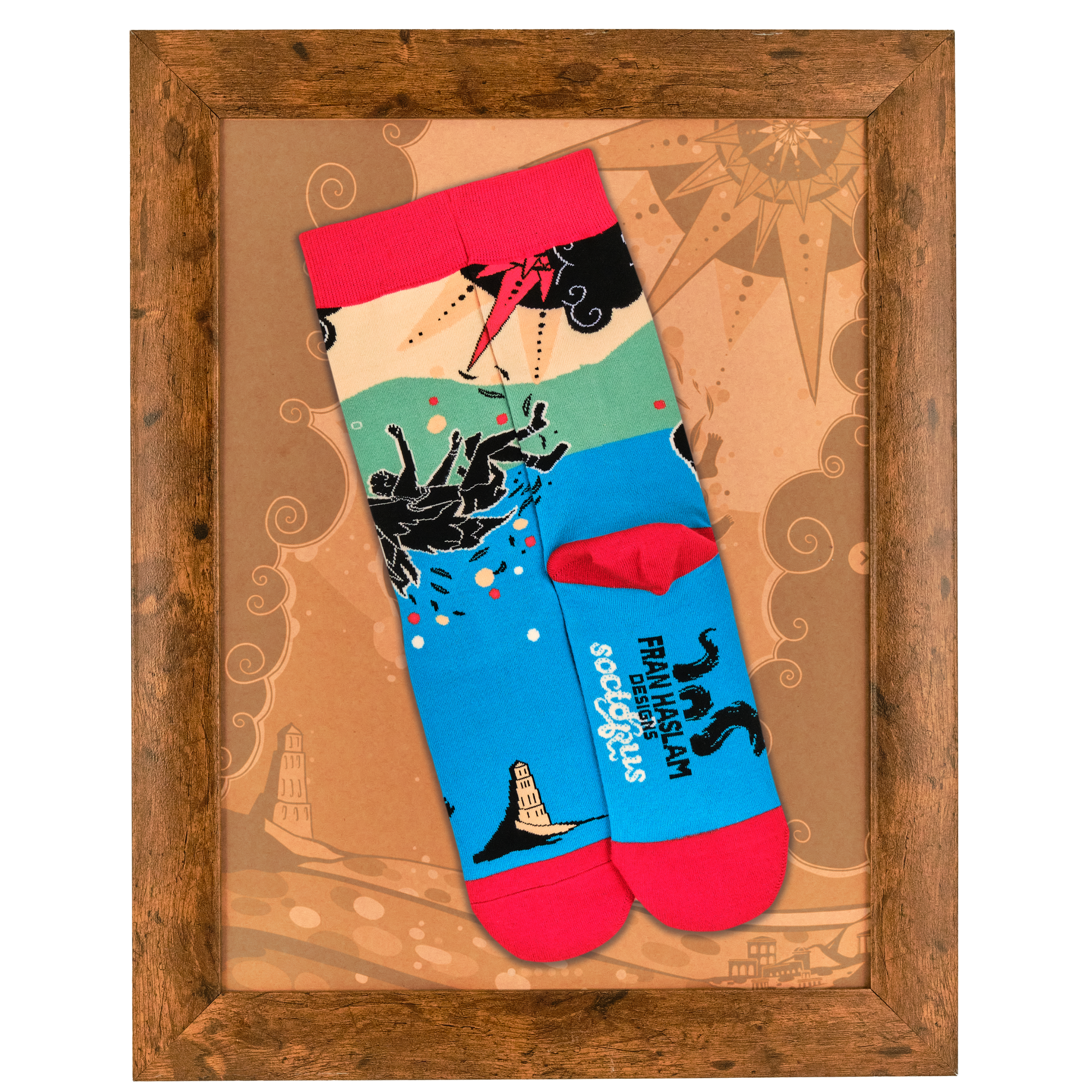 Fall of Icarus Socks - Fran Haslam