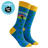 Edin-Purr-gh Socks - Paper Tail