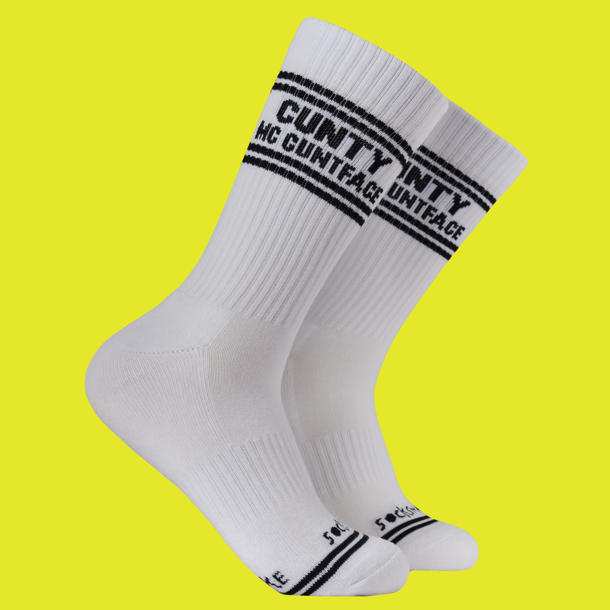 Sweary Sport Socks - Cunty Mc Cuntface