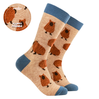 Fluffy Capybara Socks