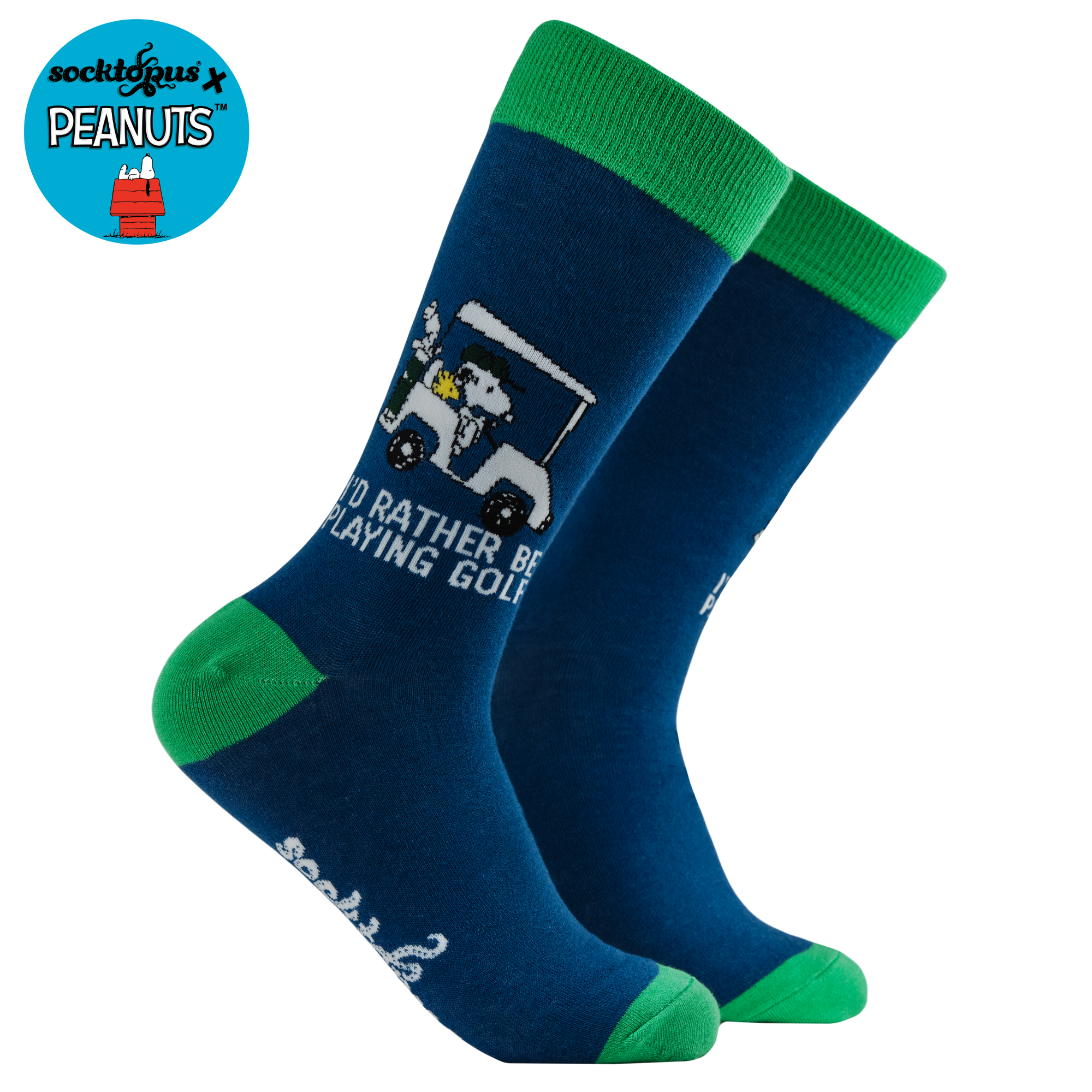 I'd Rather be Playing Golf Socks - Peanuts