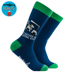I'd Rather be Playing Golf Socks - Peanuts