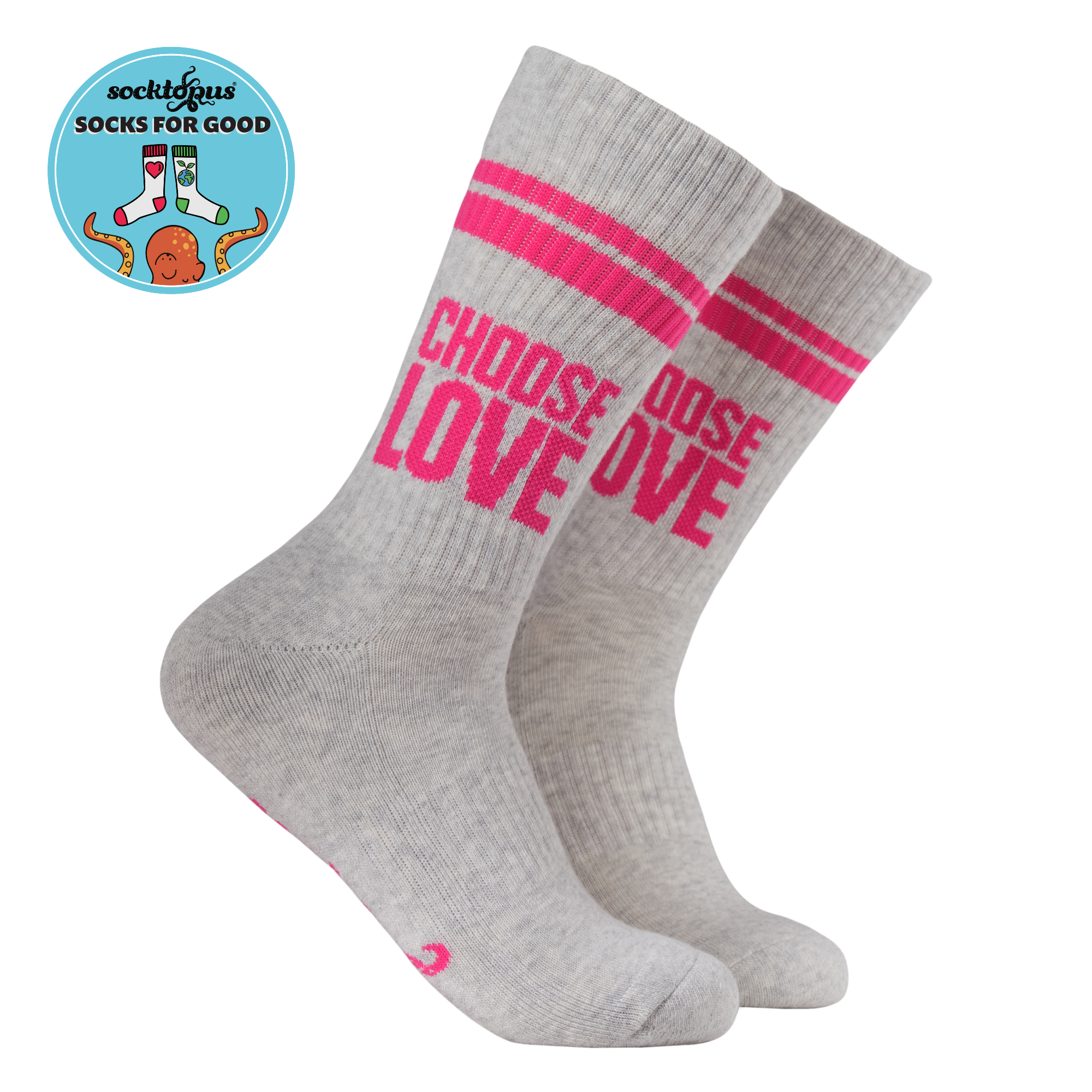 Choose Love Athletic Socks