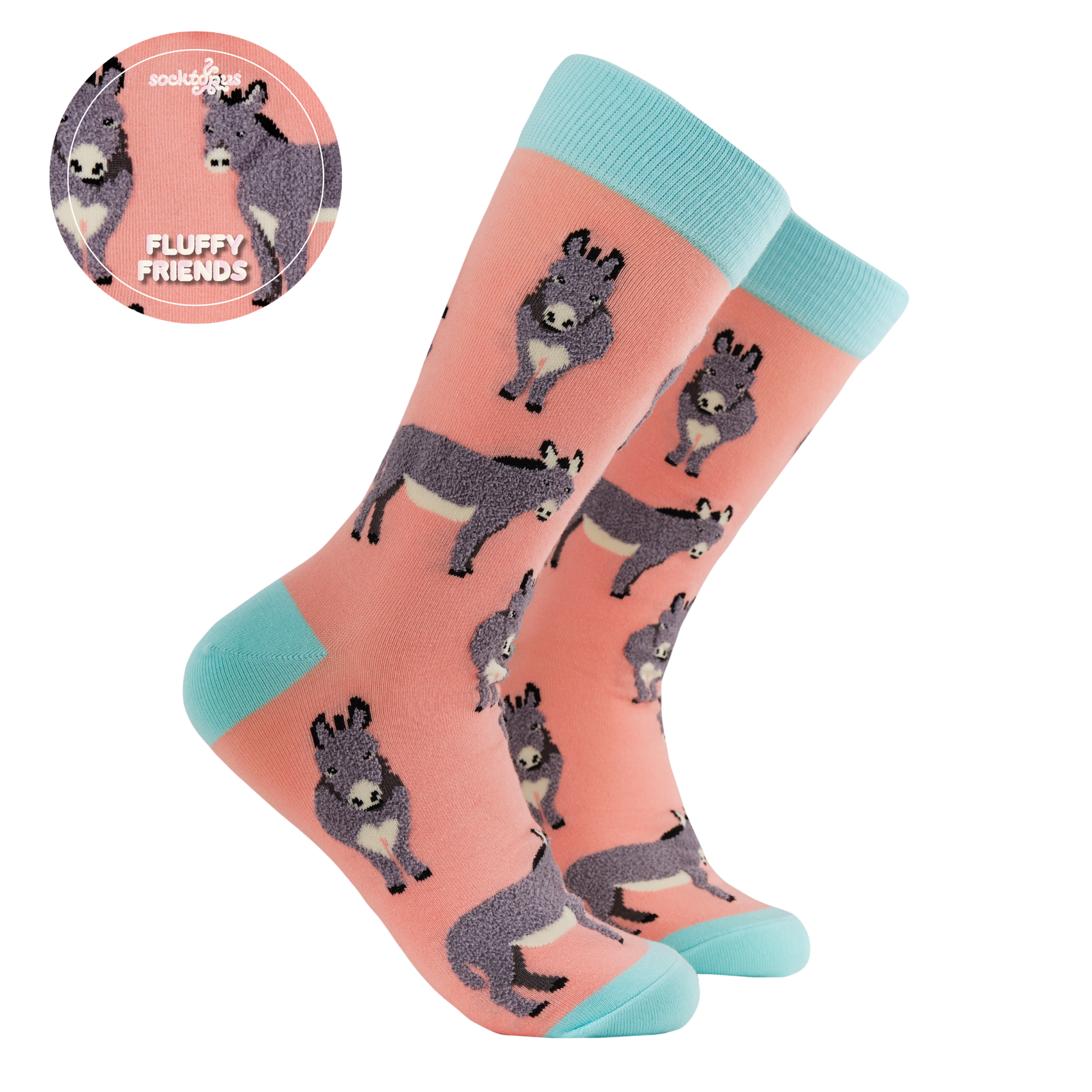 Fluffy Donkeys Socks