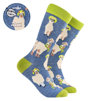 Fluffy Llama Drama Socks