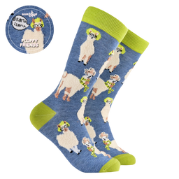 Fluffy Llama Drama Socks