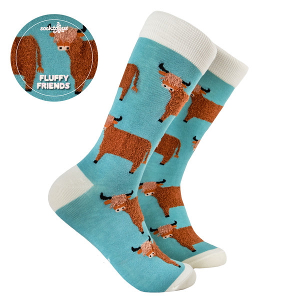 Fluffy Wee Hairy Coo Socks