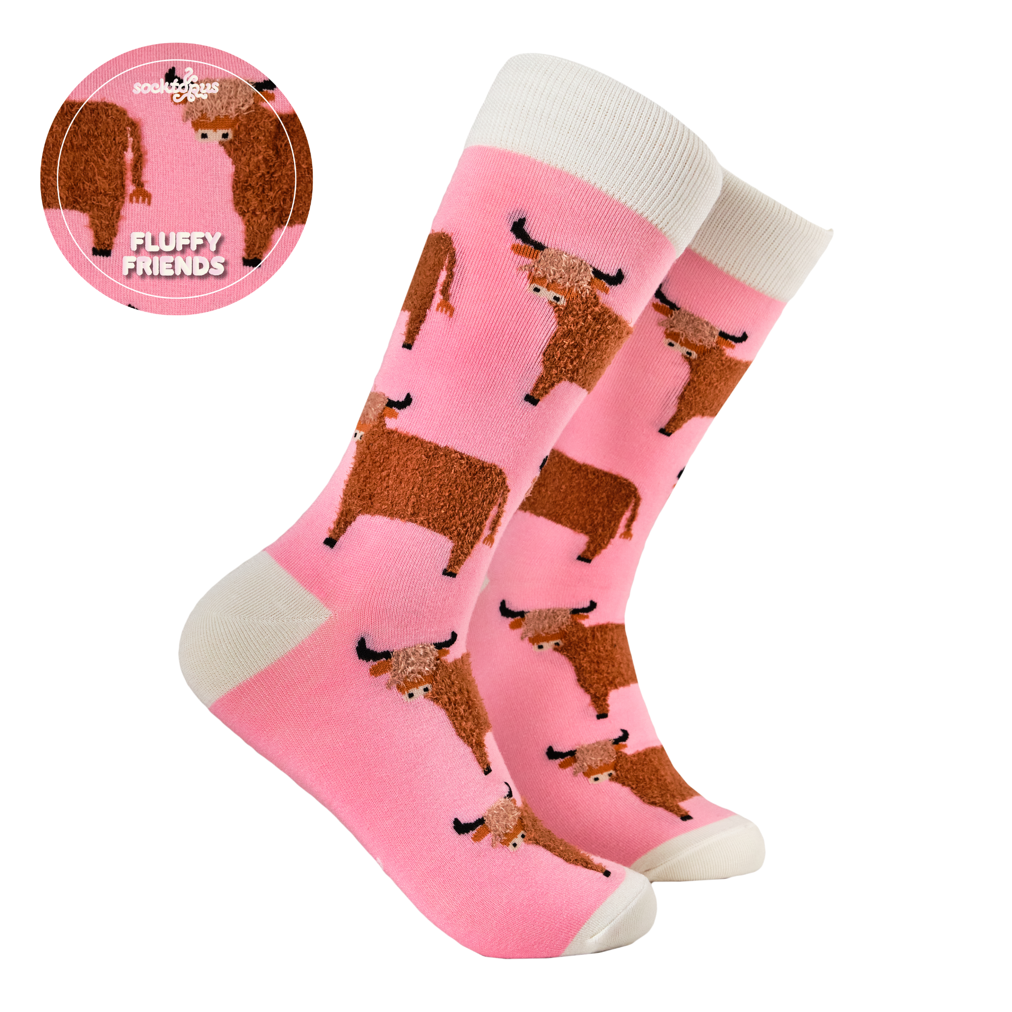 Fluffy Wee Hairy Coo Socks