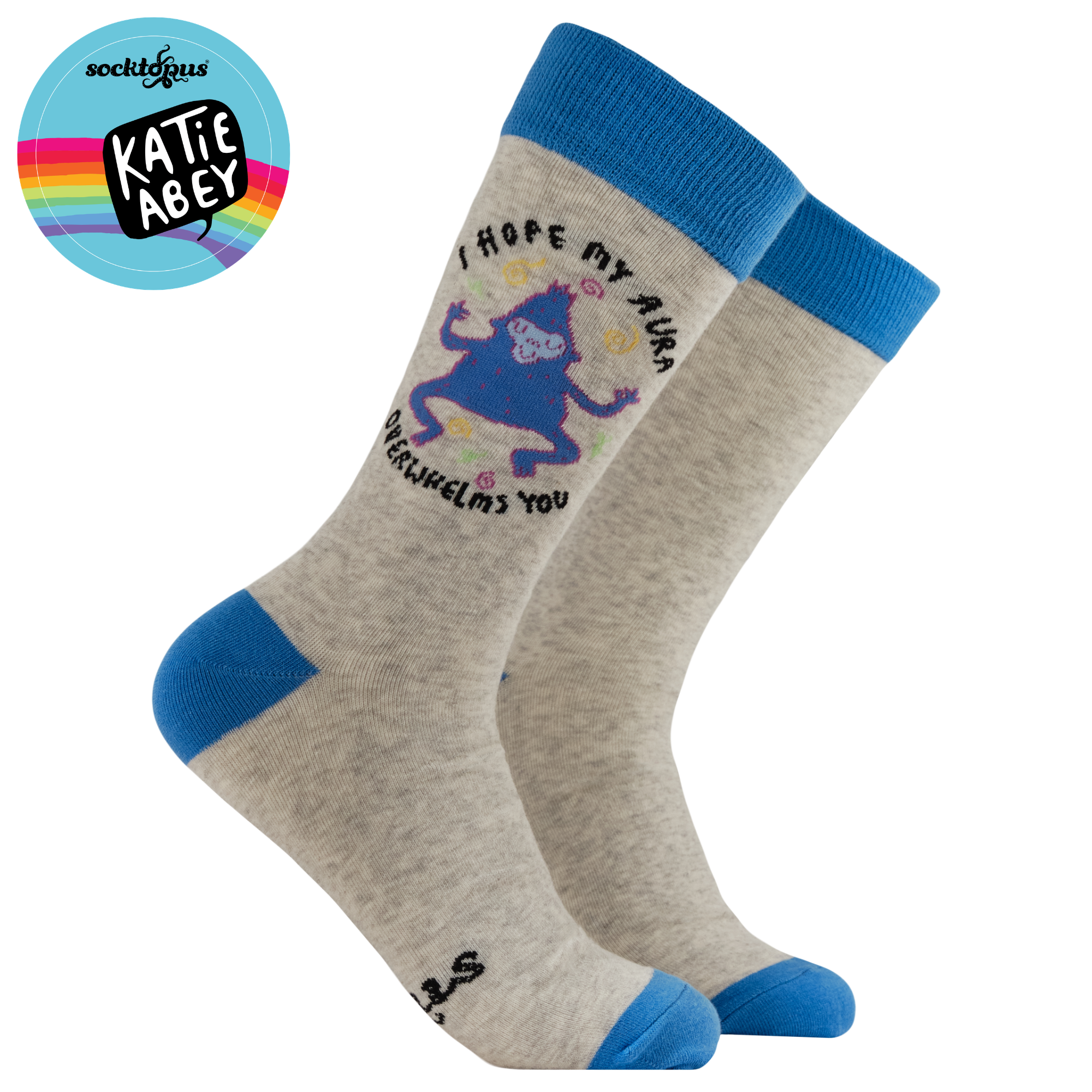 Protect My Aura Socks - Socktopus X Katie Abey