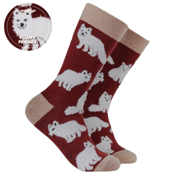 Fluffy Arctic Foxes Socks
