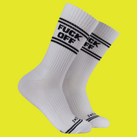 Sweary Sport Socks - Fuck Off
