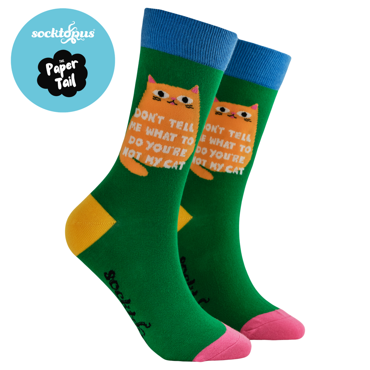 Don't Tell Me What To Do Socks - Paper Tail