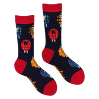 Tartan Sheep Socks