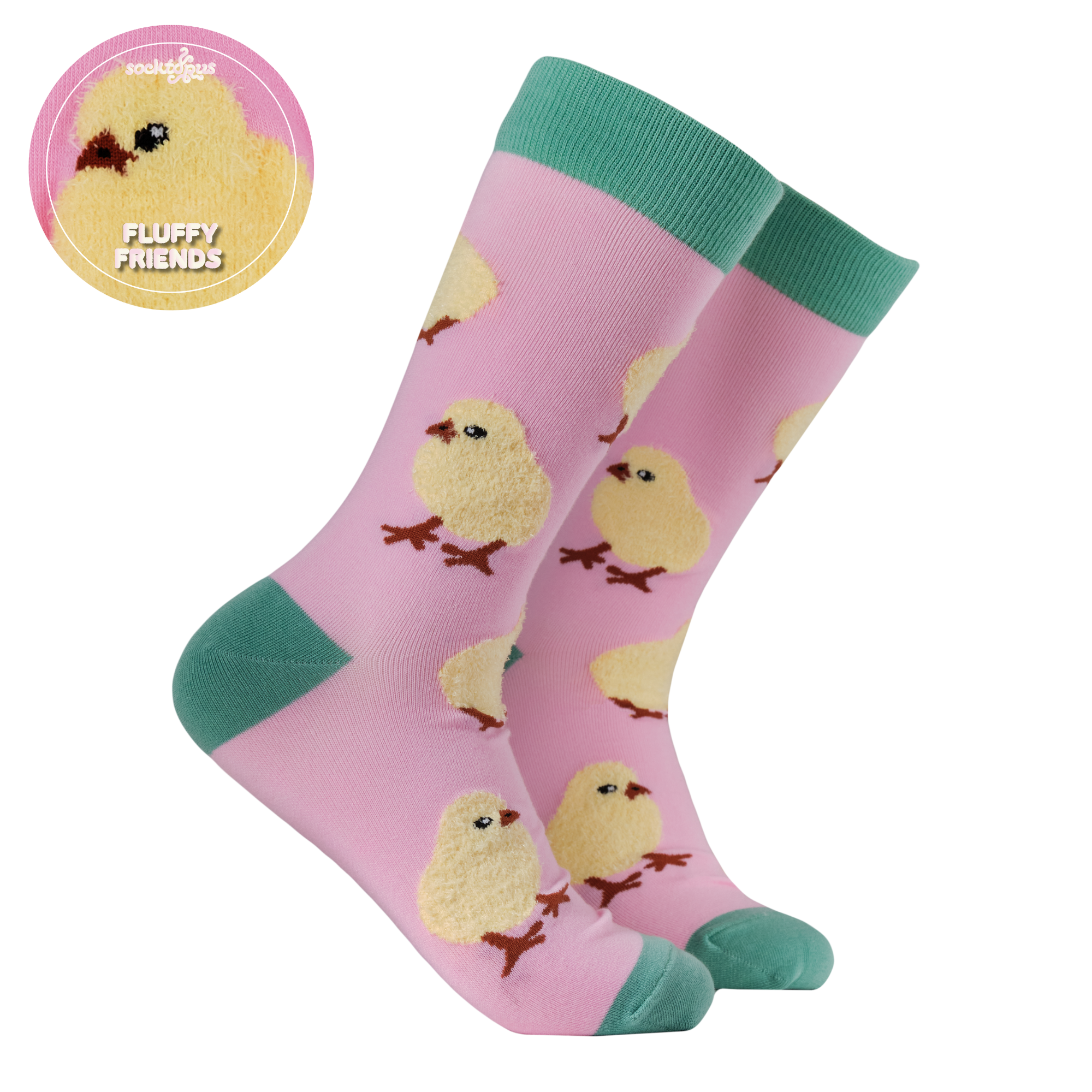 Fluffy Chick Socks