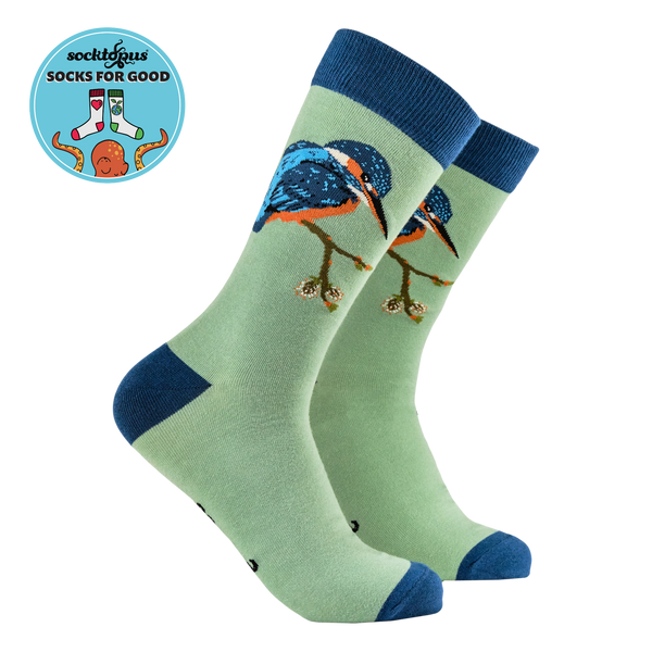 Bird Socks - Colourful Kingfisher