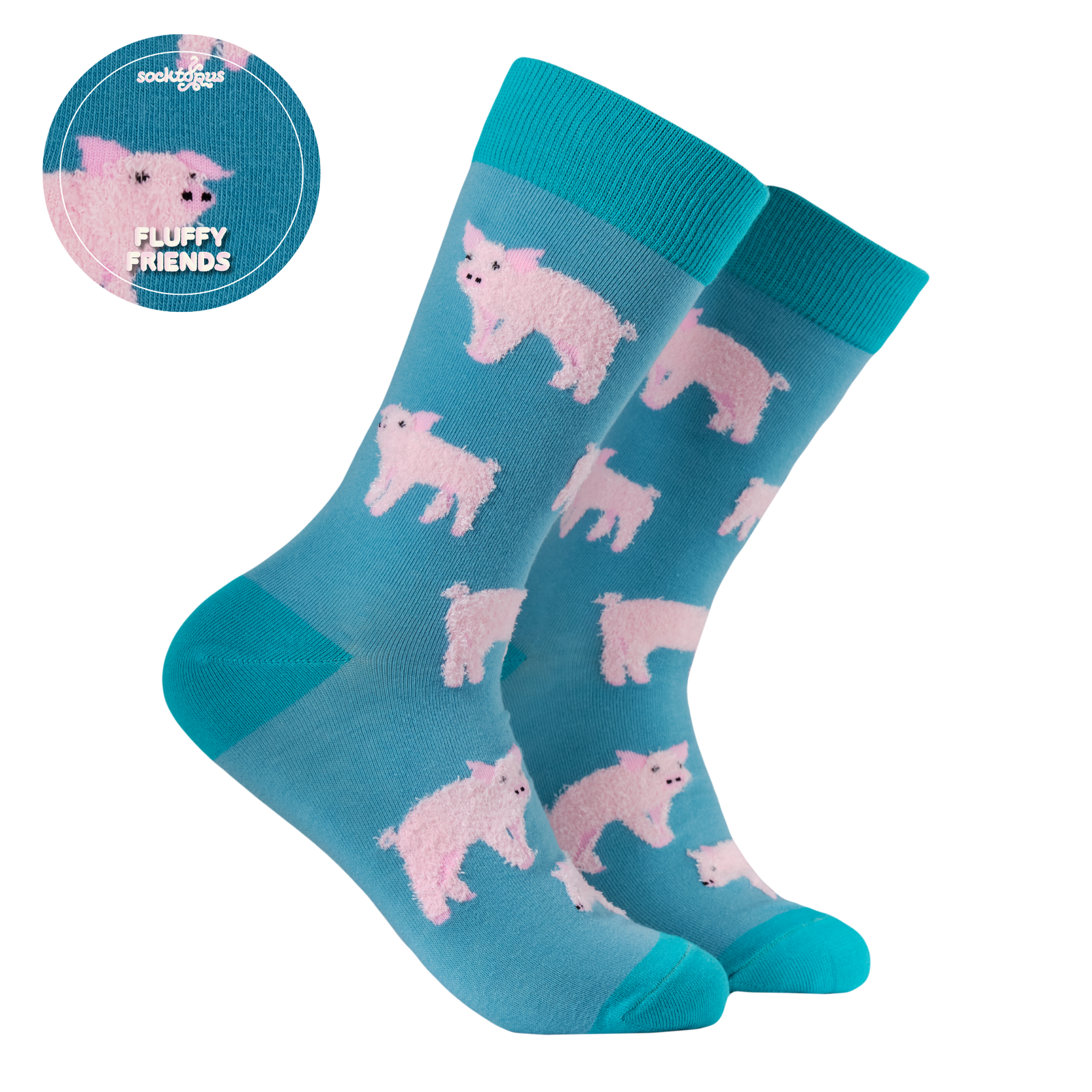 Fluffy Piglet Socks