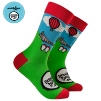 Dixon Does Doodles - Bristol Dino Bridge Socks (XS-SIZE)