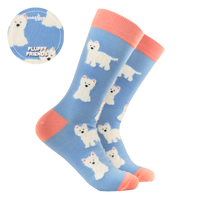 Fluffy Westies Socks