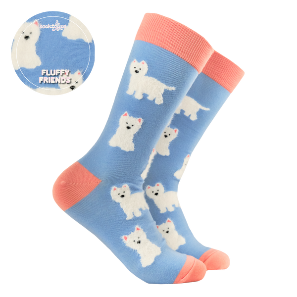 Fluffy Westies Socks
