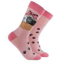 Kitten Socks - Litter Basket