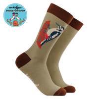 Woodpecker Socks - Robert E Fuller