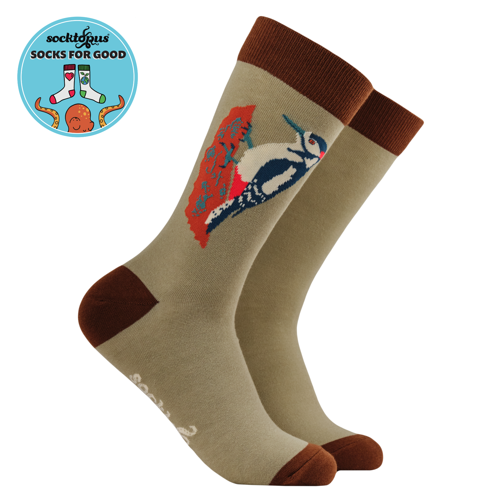 Woodpecker Socks - Robert E Fuller