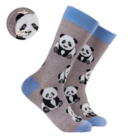 Fluffy Panda Socks