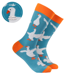 Fluffy Silly Goose Socks