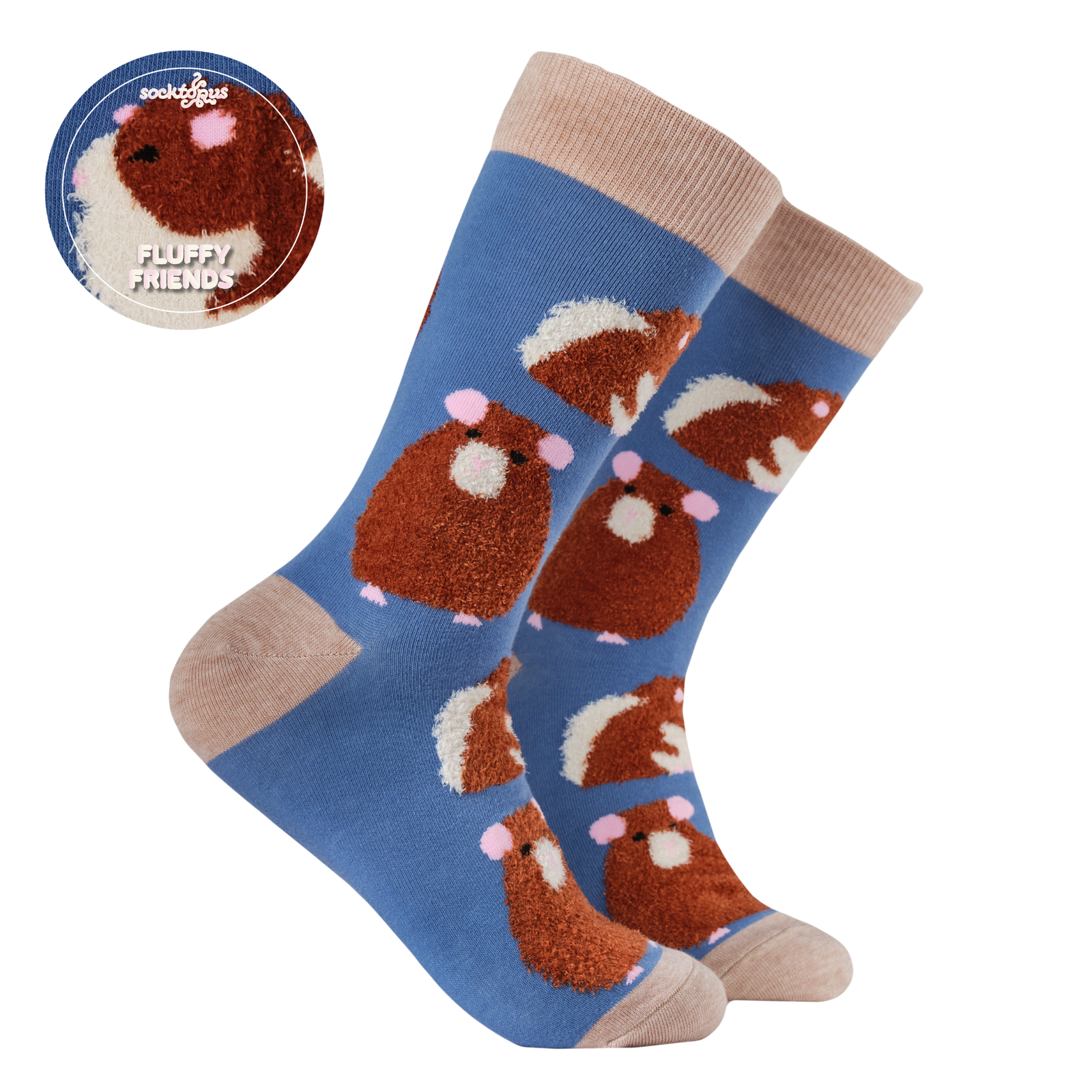 Fluffy Hamster Socks