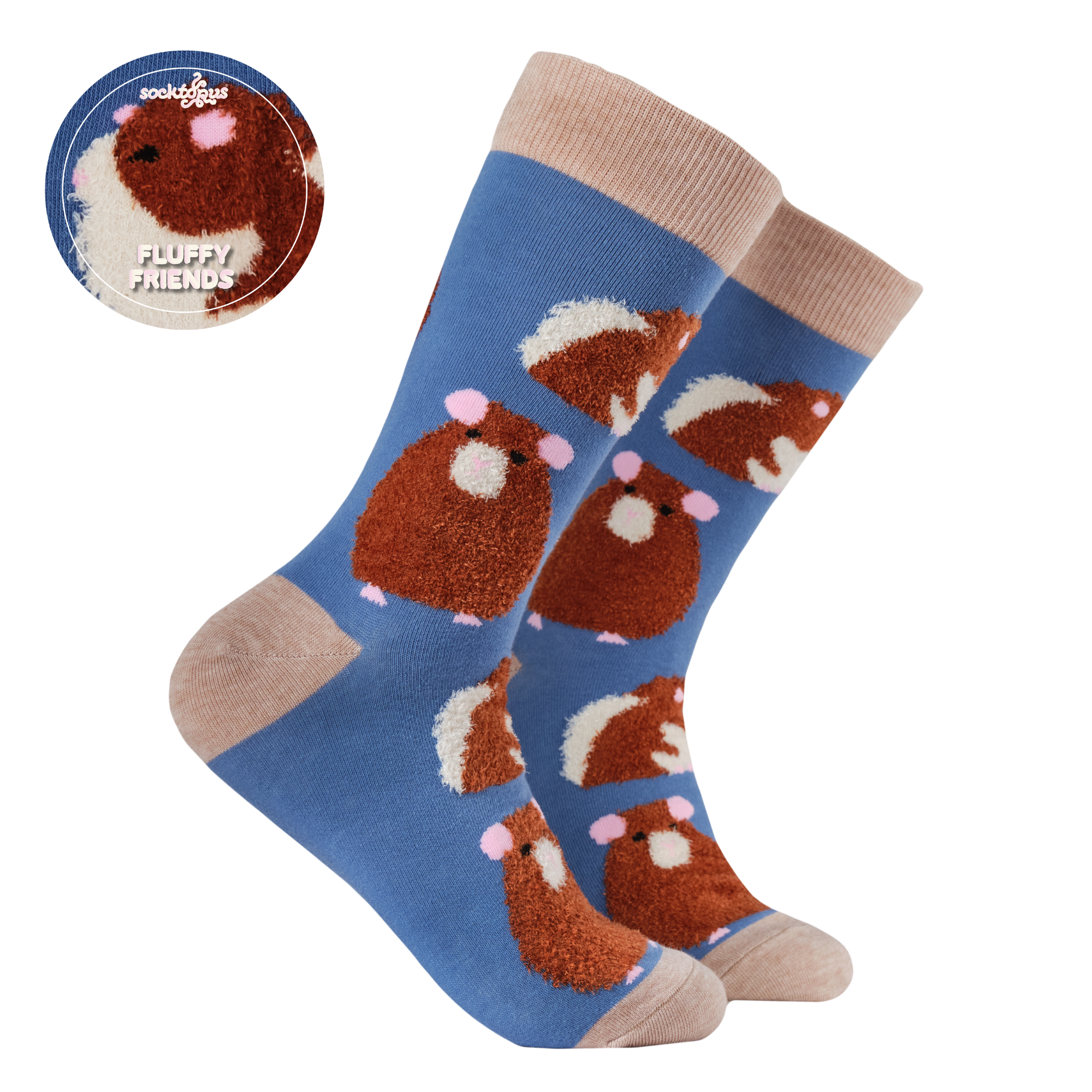 Fluffy Hamster Socks