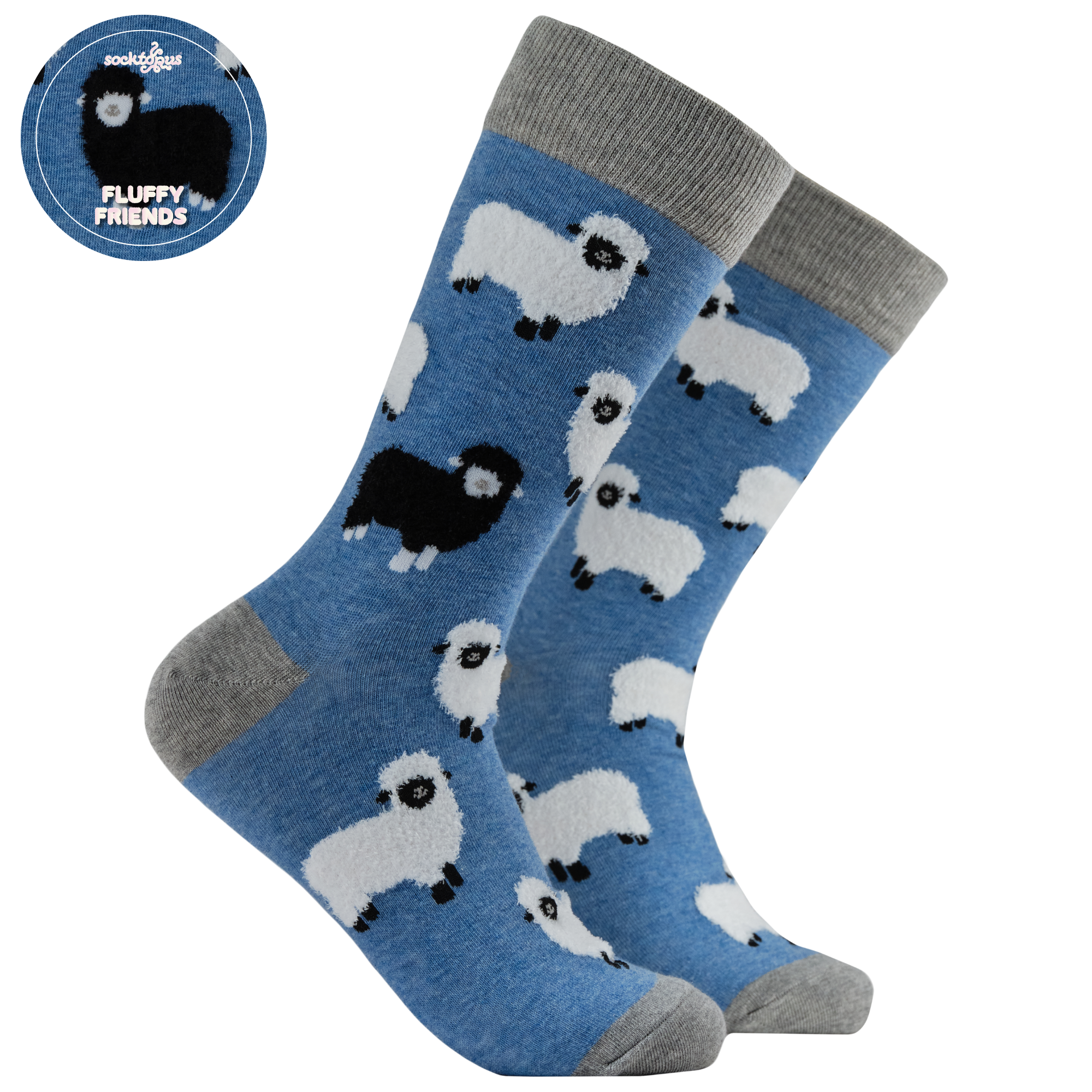 Fluffy Sheep Socks
